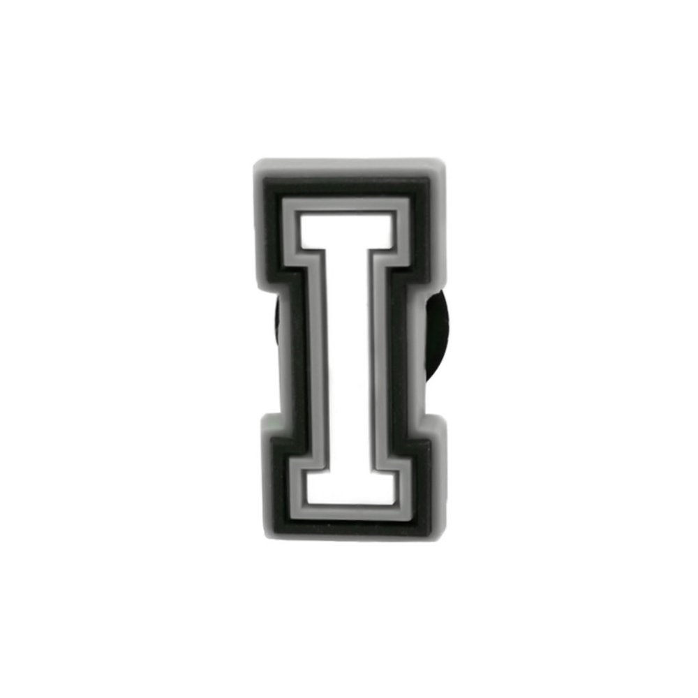 Letter I croc charm